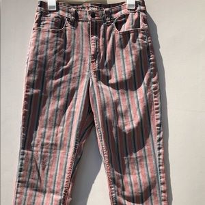 AEO striped jeans
